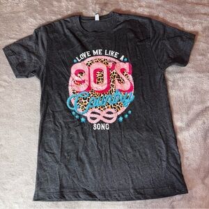 Next Level Apparel Kids T-Shirt - Black with Pink and Blue Accents